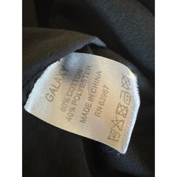 Galaxy by Harvic Black Button Down Casual Shirt Large - Picture 7 of 7